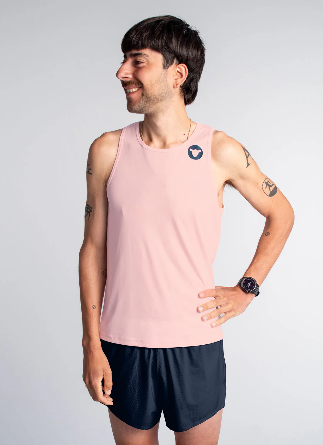 Men's Dry Singlet - Barely Pink - Image 2