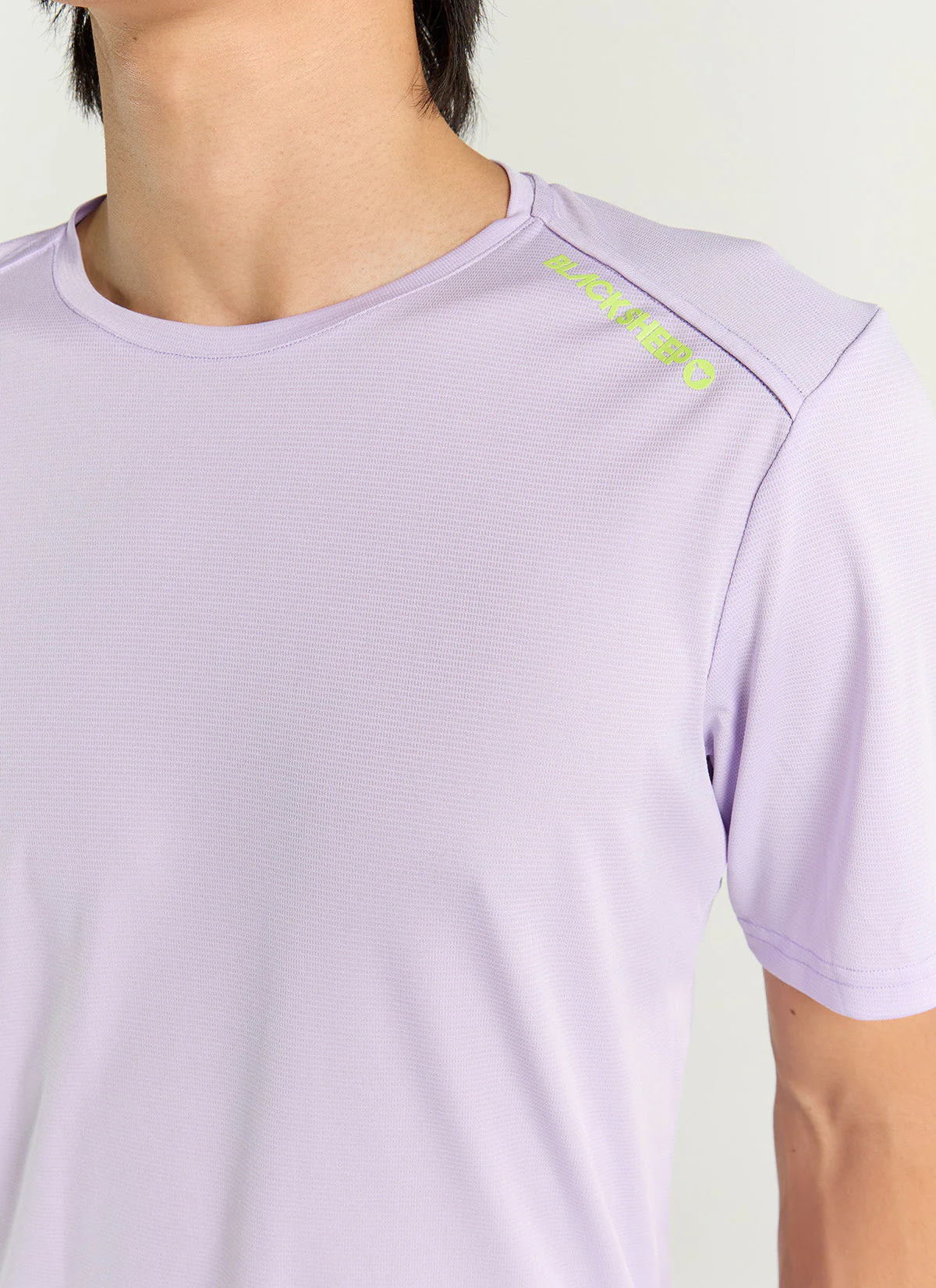 Men's Dry SS Tee - Pastel Lilac - Image 4