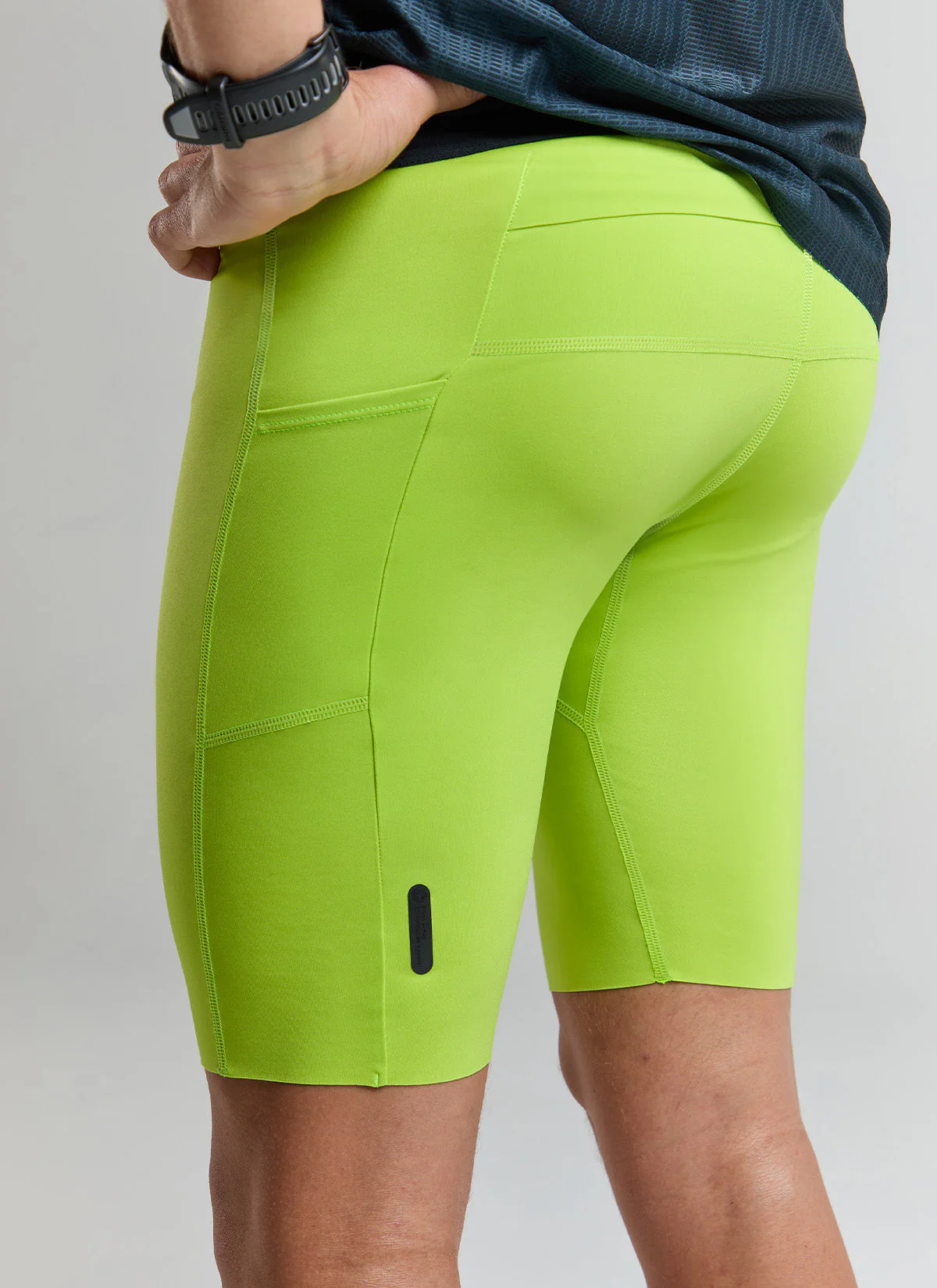Men's Fly Half Tights - Acid Lime - Image 2