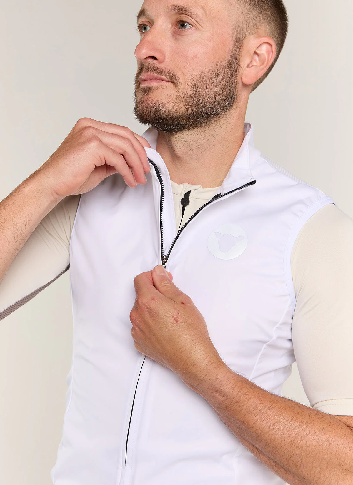 Men's Tour Vest - White - Image 3