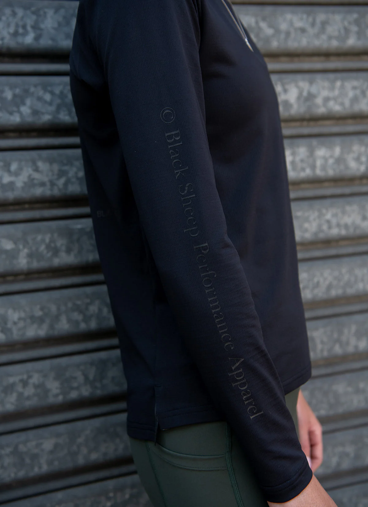 Women's Dry LS Tee - Black - Image 6