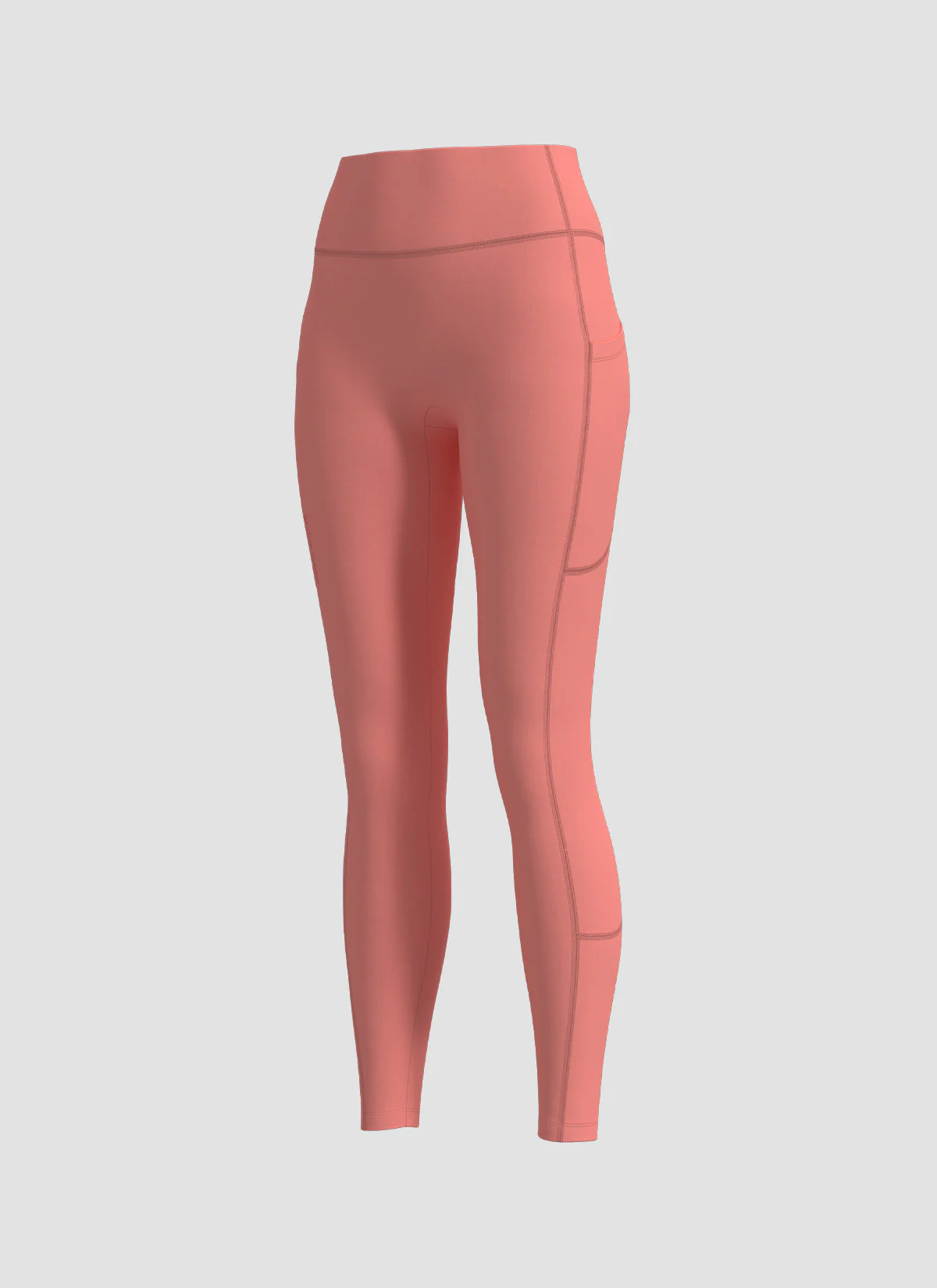 Women's Flex Tight (Full Length) - Super Coral - Image 2