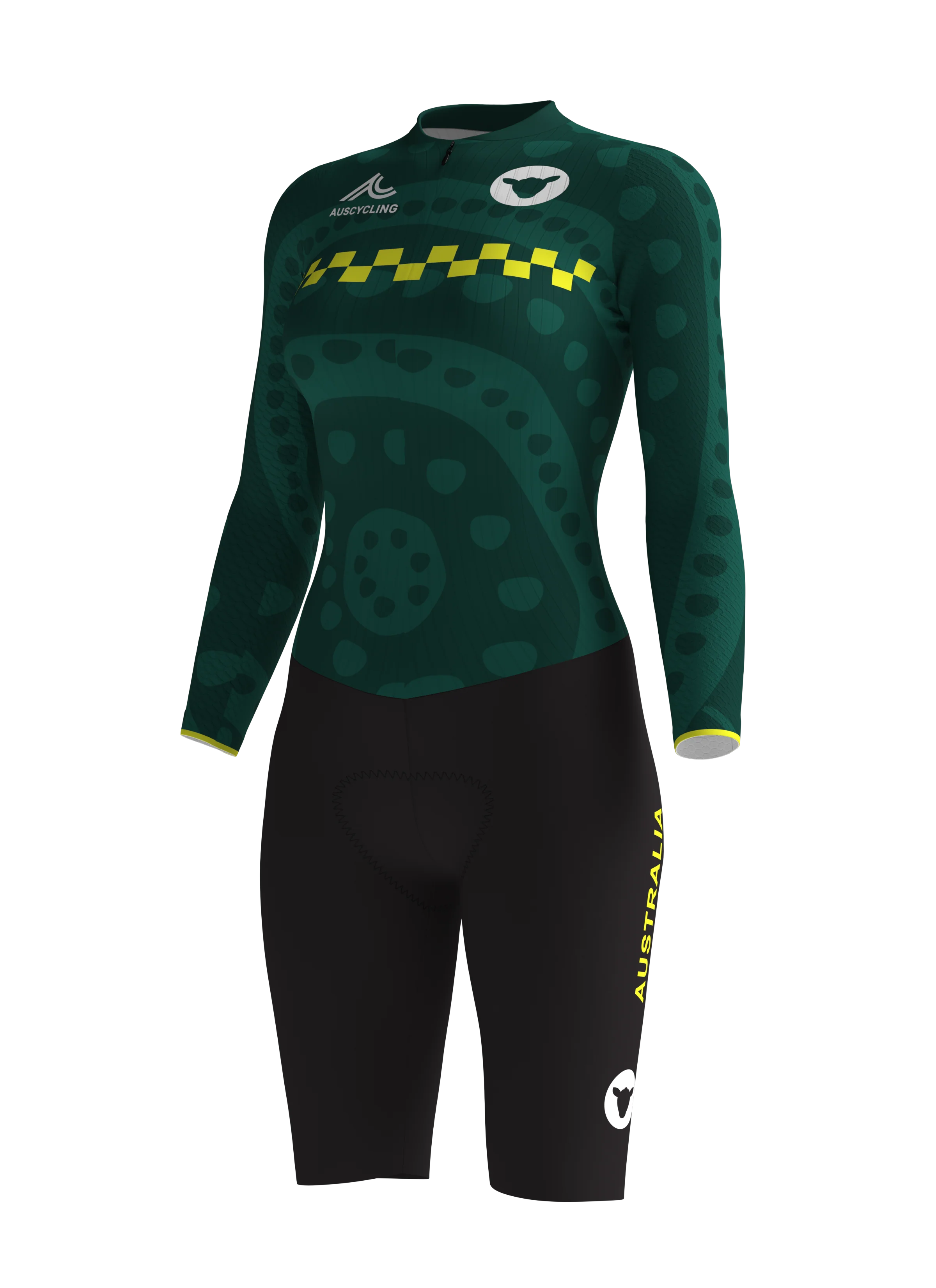 Women's LS Skinsuit - AusCycling 26 - Image 4