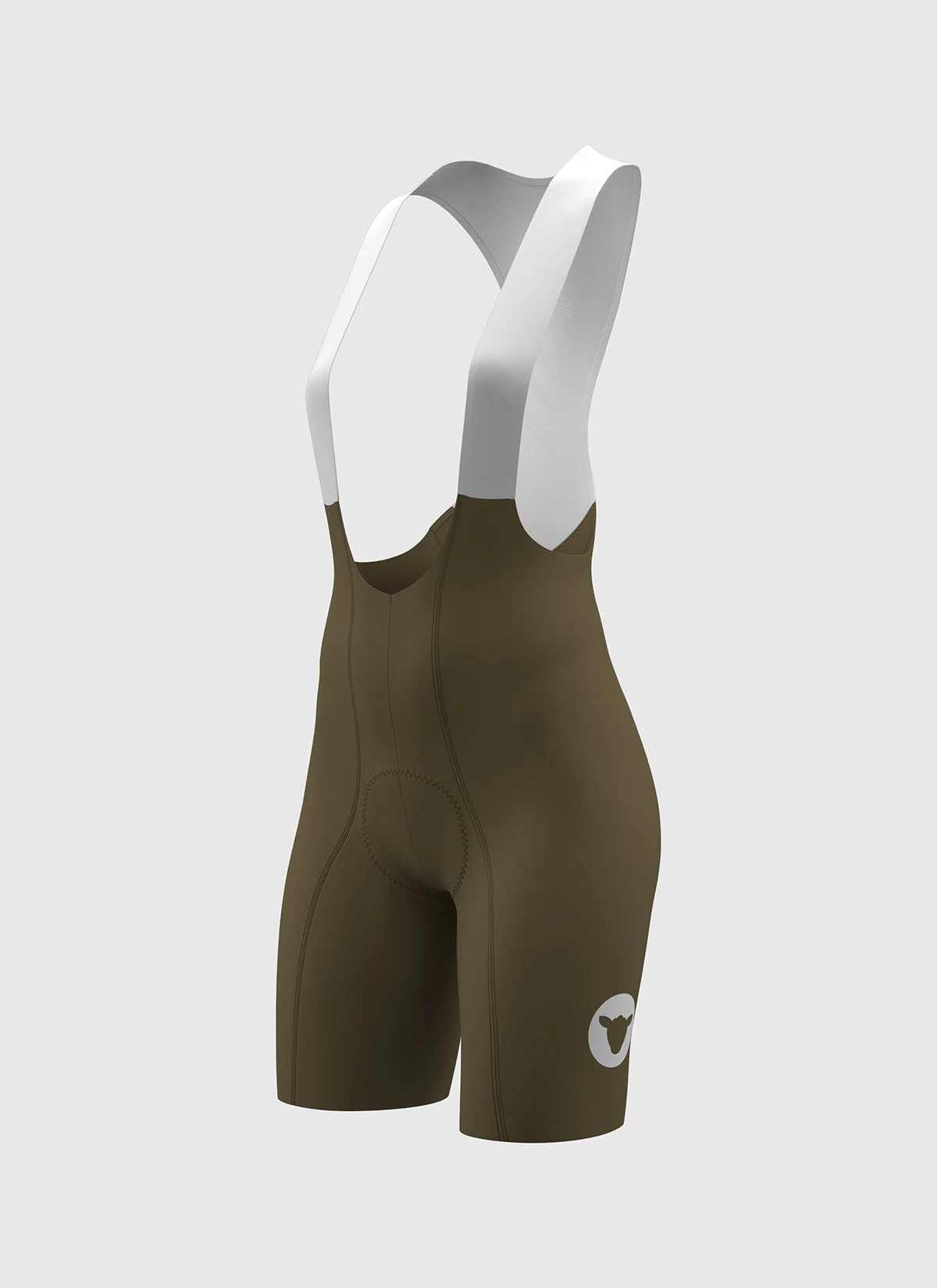 Women's Team 7" Bib - Military Olive - Image 4